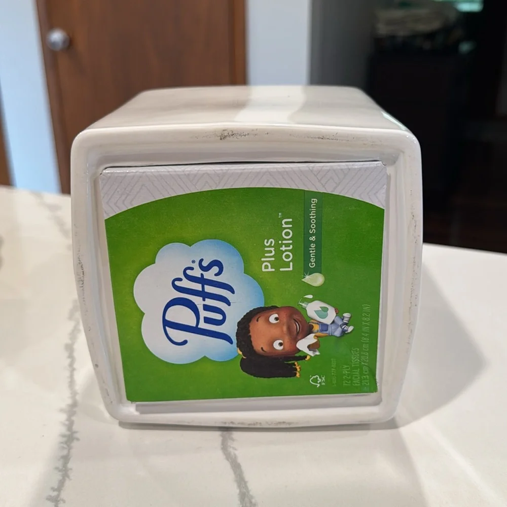West Elm Ceramic Tissue Holder